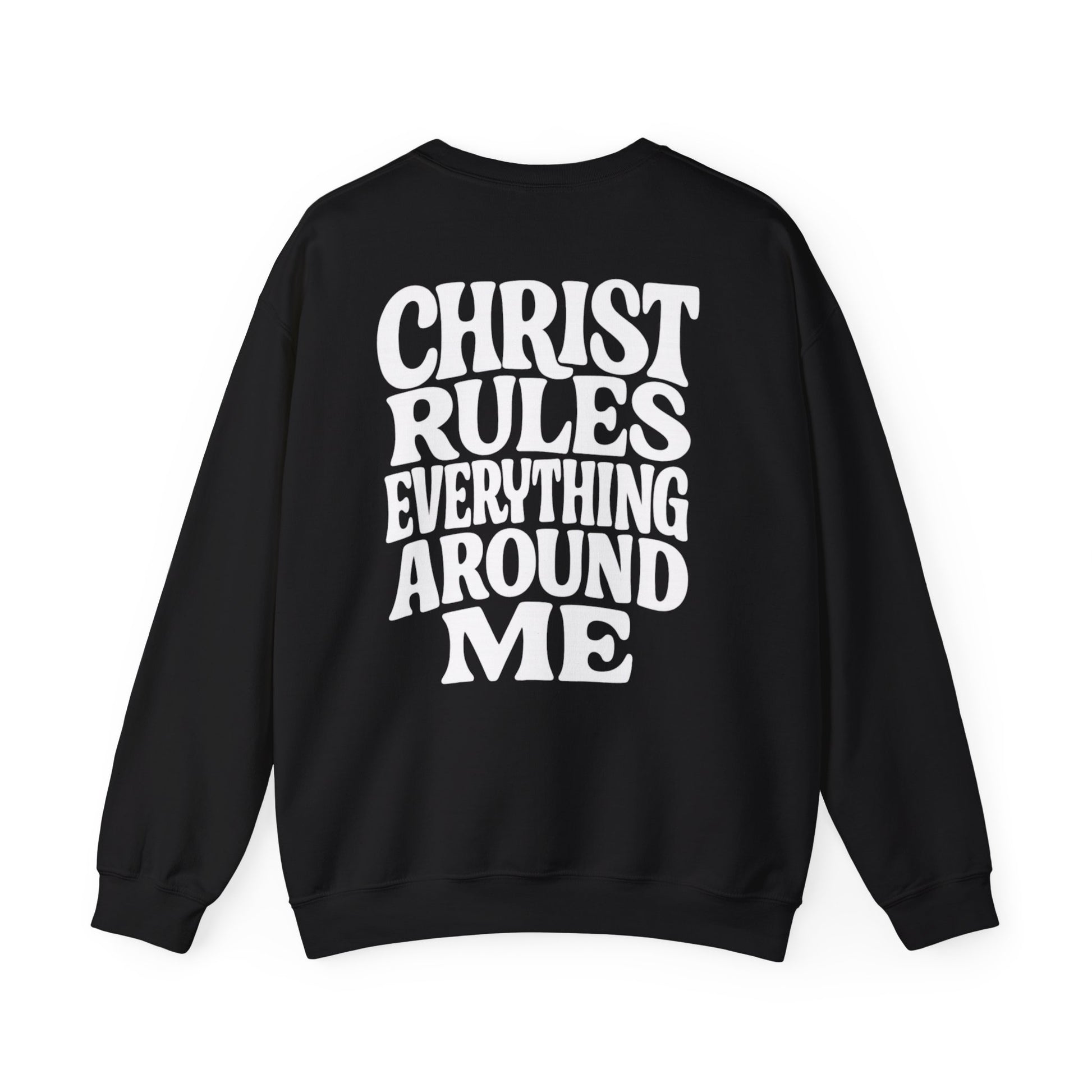 Christian Message Crewneck Sweatshirt | Cozy Unisex Pullover for Faith Expression, Everyday Comfort Wear, Gift for Religious Holidays