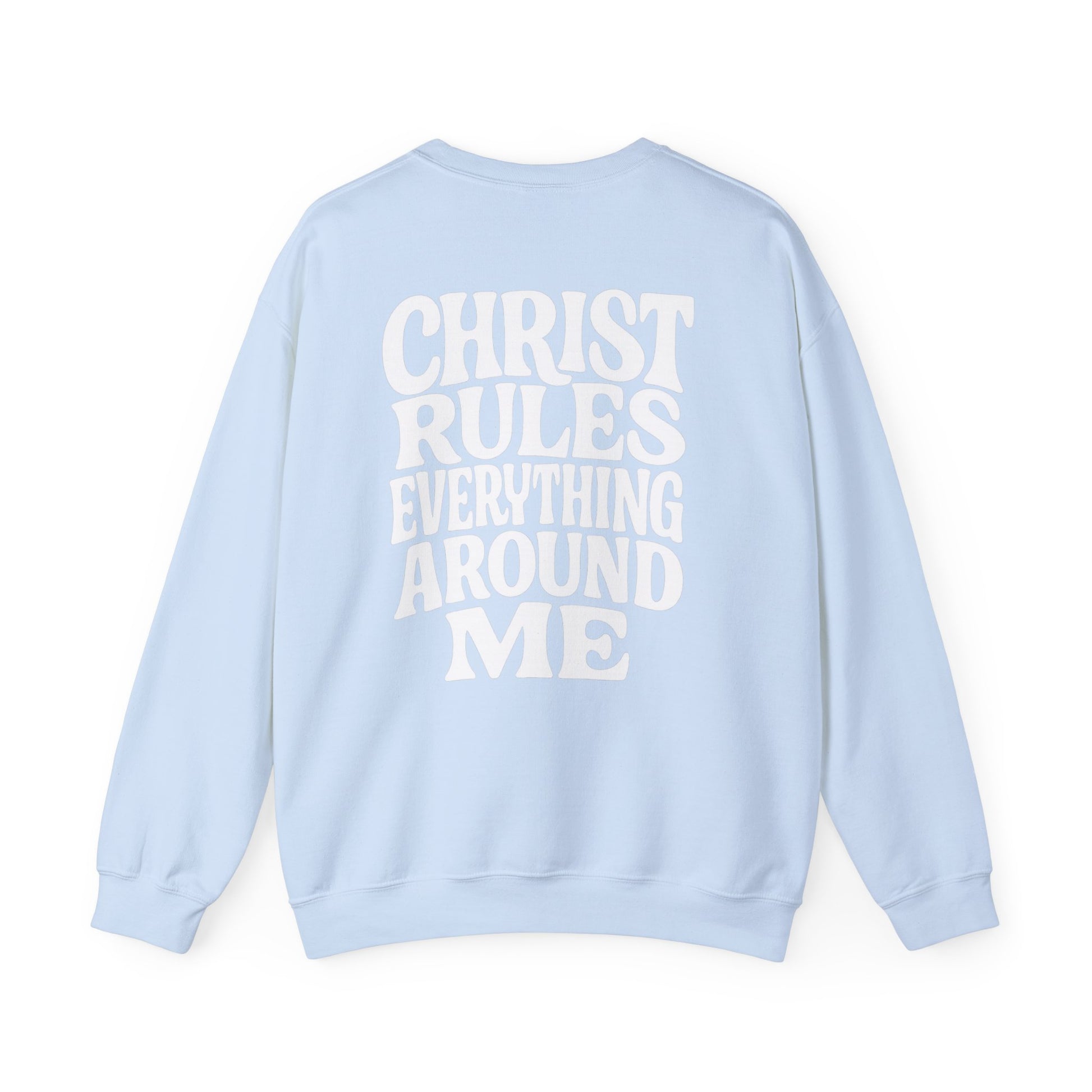 Christian Message Crewneck Sweatshirt | Cozy Unisex Pullover for Faith Expression, Everyday Comfort Wear, Gift for Religious Holidays