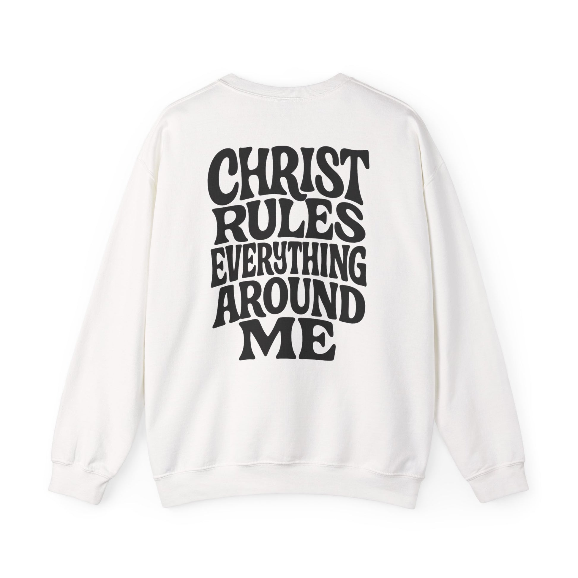 Christian Message Crewneck Sweatshirt | Cozy Unisex Pullover for Faith Expression, Everyday Comfort Wear, Gift for Religious Holidays