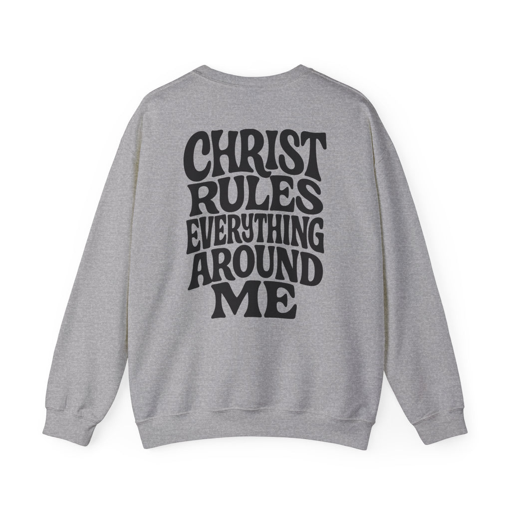 Christian Message Crewneck Sweatshirt | Cozy Unisex Pullover for Faith Expression, Everyday Comfort Wear, Gift for Religious Holidays
