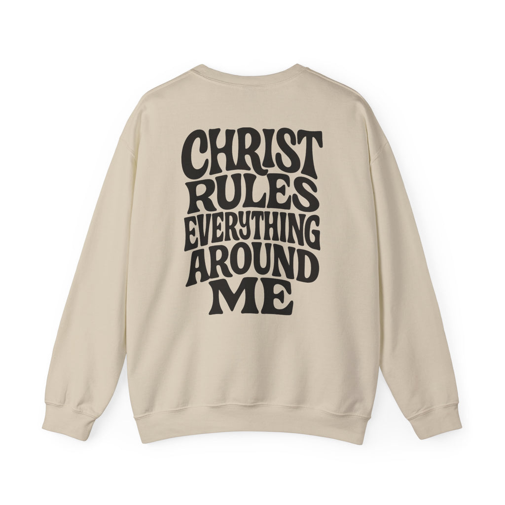 Christian Message Crewneck Sweatshirt | Cozy Unisex Pullover for Faith Expression, Everyday Comfort Wear, Gift for Religious Holidays