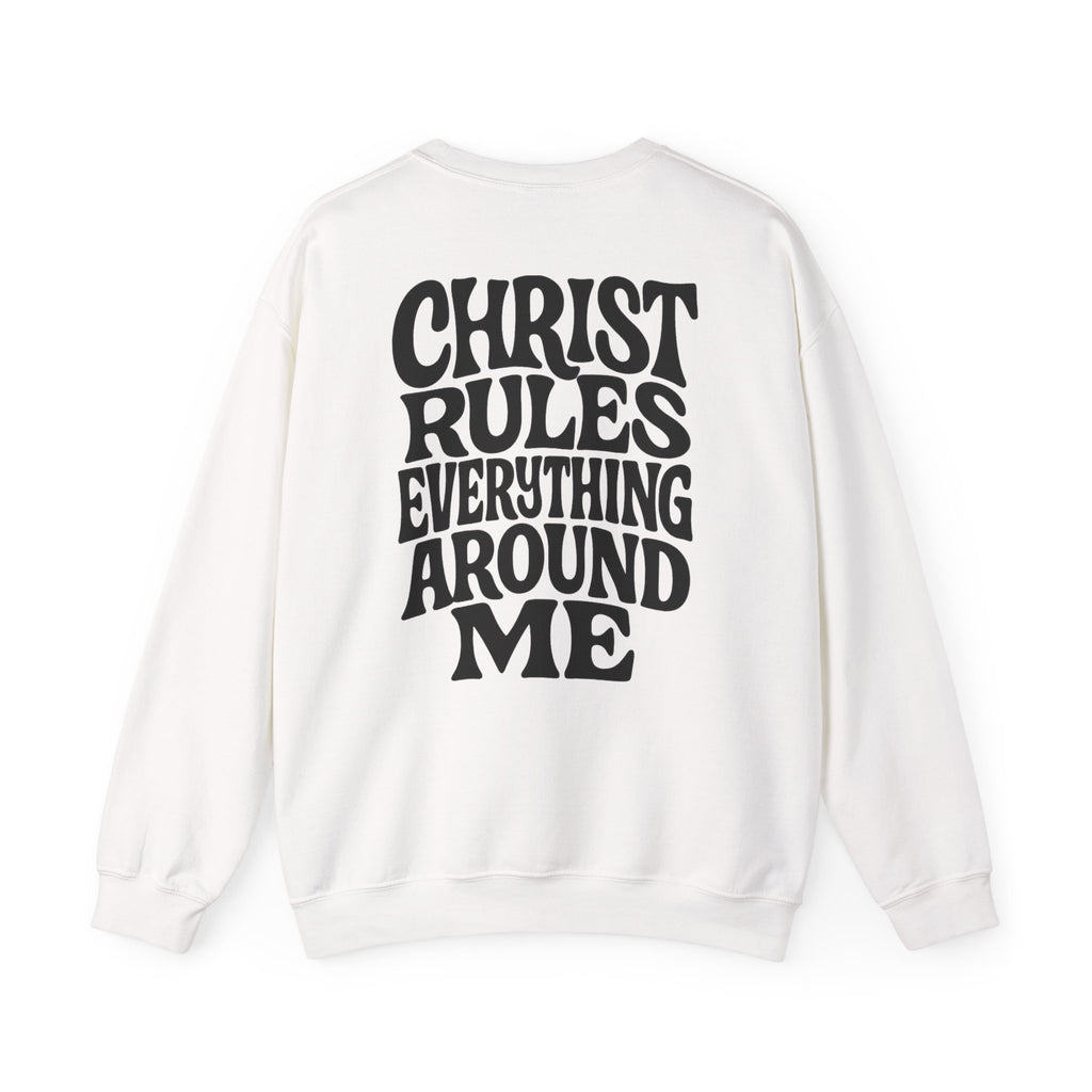 Christian Message Crewneck Sweatshirt | Cozy Unisex Pullover for Faith Expression, Everyday Comfort Wear, Gift for Religious Holidays